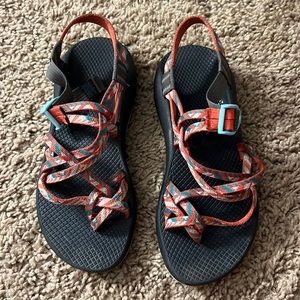 Double Strap Chacos With Toe Strap!